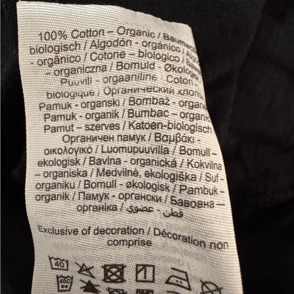 Selected Femme Rylie Tiered Black Dress Size Medium 100% Cotton - Picture 15 of 15